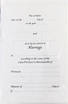 Marriage Certificates