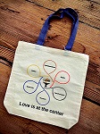Love is at the Center Tote