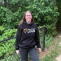 Side with Love Black Hoodie Sweatshirt