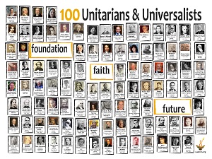 100 Unitarian Universalists Who Made a Difference Poster