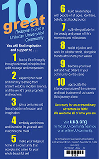 Ten Great Reasons to Join a UU Community