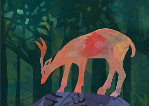 Silent Deer Holiday Cards