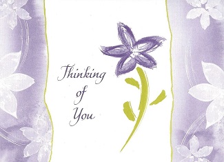 Thinking of you Notecards