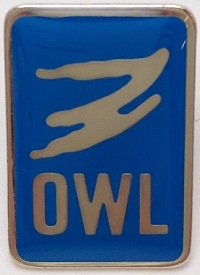OWL Lapel Pin - Blue, Jr. High