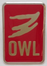 OWL Lapel Pin - Red, Sr. High