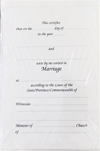 Marriage Certificates