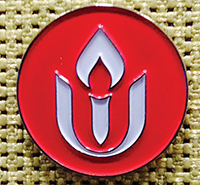 Chalice Lapel Pin (red)