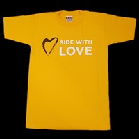 Side with Love Adult T Shirt Medium
