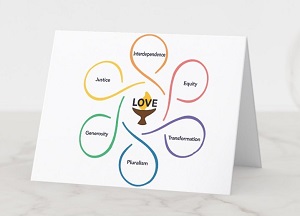 Love is at the Center Notecards