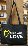 Side With Love Canvas Tote Bag
