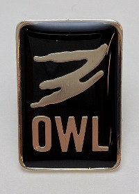 OWL Lapel Pin - Black, All Levels